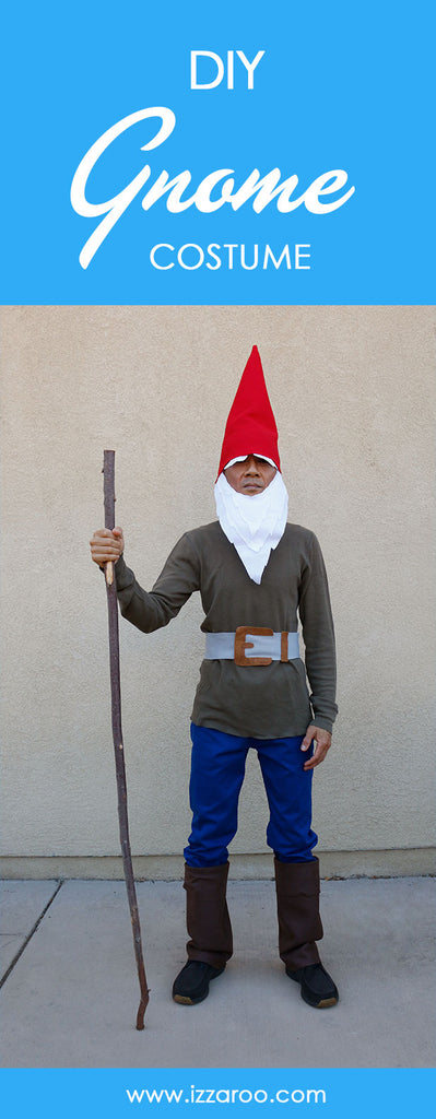 DIY Tutorial - How to Make a Gnome Halloween Costume