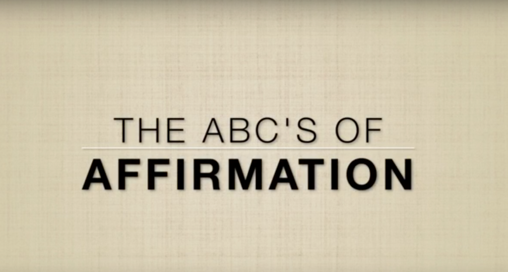 The ABC's of Affirmations Video for Kids