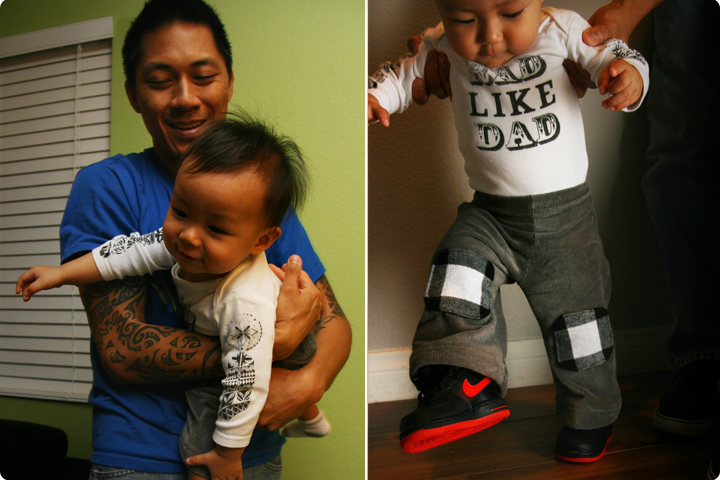 DIY Tutorial - Screen Printed Kids T-Shirts and Pants with Kneepads