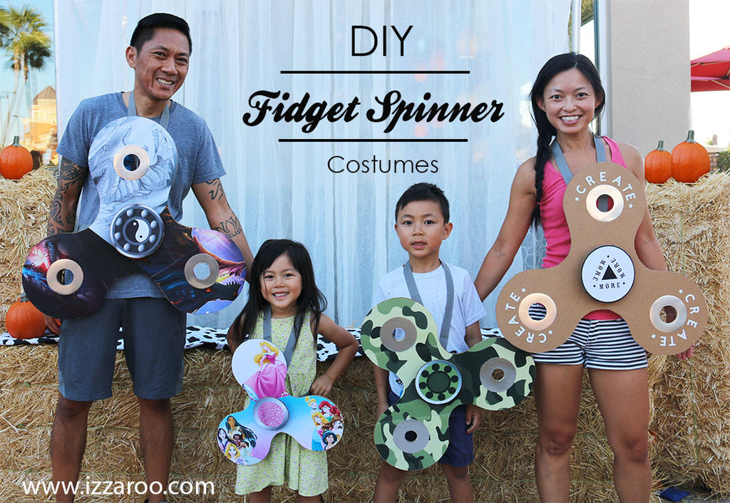 Halloween 2017 - DIY Video Tutorial - How to Make a Fidget Spinner Costume - Includes FREE Pattern