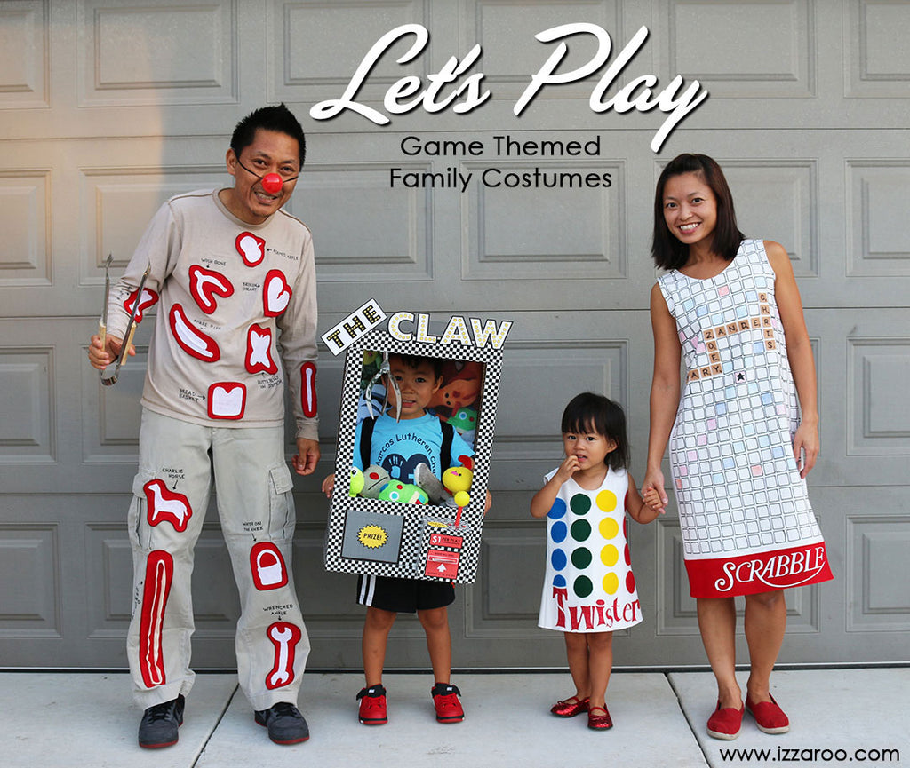 Halloween 2015 - DIY Tutorials - Family Games Themed Halloween Costumes