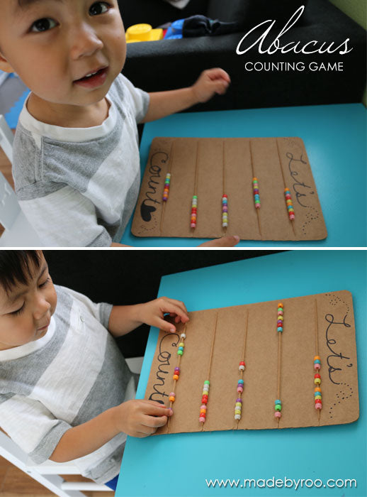 DIY Tutorial - Kids Cardboard Toy Abacus