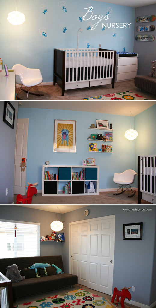Baby Boy and Girl Nursery Room Decorating Ideas