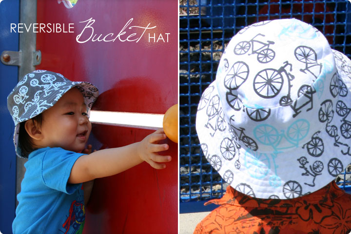 DIY Tutorial - How to Make a Kids' Reversible Bucket Hat