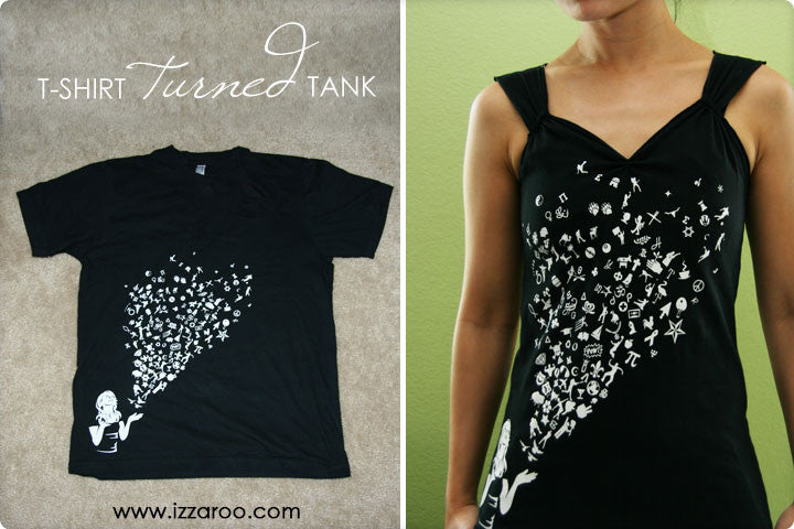 DIY Video Tutorial - How to Turn a T-Shirt into a Tank Top