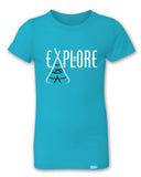 Explore More - Bondi Blue - Girl's T-Shirt
