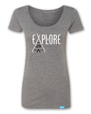 Explore More - Heather Grey - Women's T-Shirt