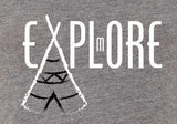 Explore More - Heather Grey - Women's T-Shirt